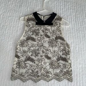 Alice & Olivia beaded top